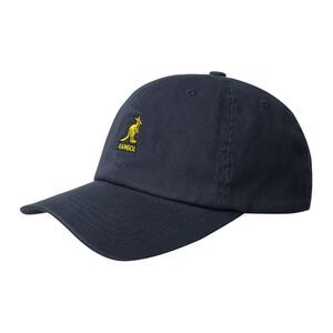 Kangol Leather Backstrap Baseball Cap / Navy